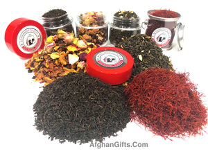Ultimate Gift Pack - Afghan Saffron & Tea Collection - Afghan Gifts Shop