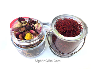Gift Pack 3: Afghan Saffron & Tea Collection - Afghan Gifts Shop